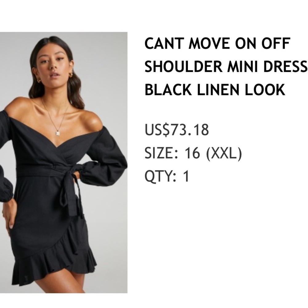 Showpo Black Ruffled Bodycon Dress with Bishop Sleeves
